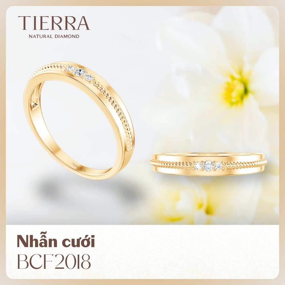 Có nên đeo nhẫn cưới vào cổ không? Mang ý nghĩa thế nào? 9 Nhẫn cưới BCF2018