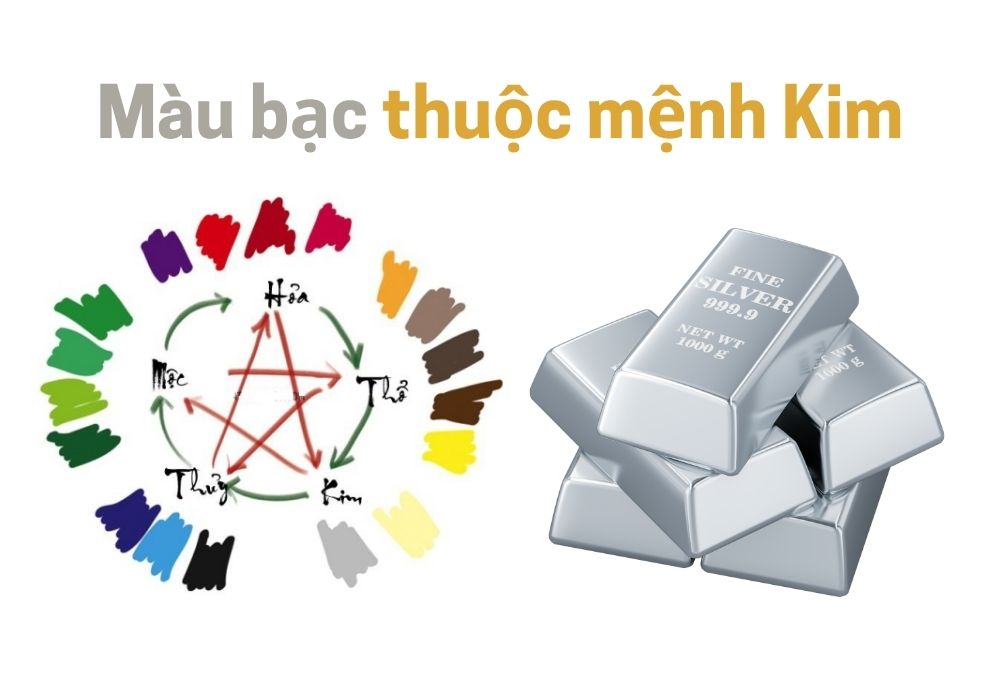 Mệnh Kim Hợp Màu Bạc Không Để Chọn Trang Sức, Phụ Kiện 2 Màu bạc thuộc mệnh gì trong ngũ hành?