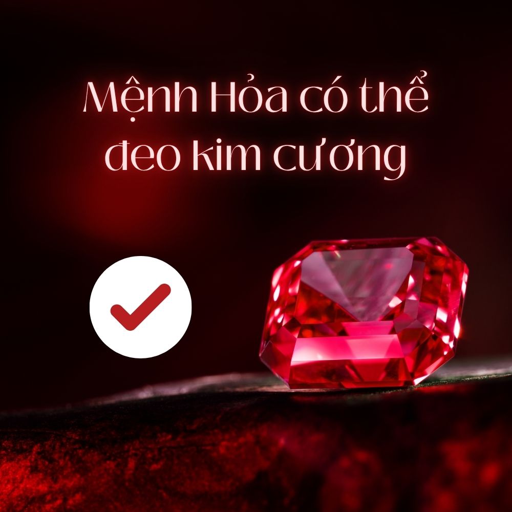 Mệnh Hỏa có nên đeo kim cương không theo phong thủy? 2 Mệnh Hỏa có nên đeo kim cương không?