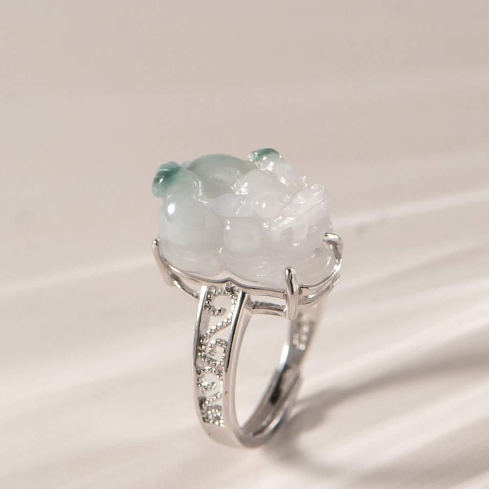 15 mẫu nhẫn tỳ hưu vàng 18K, ngọc, đá quý, cách đeo nhẫn 17 Đeo nhẫn tỳ hưu quay ra hay quay vào?