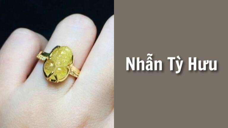 15 mẫu nhẫn tỳ hưu vàng 18K, ngọc, đá quý, cách đeo nhẫn