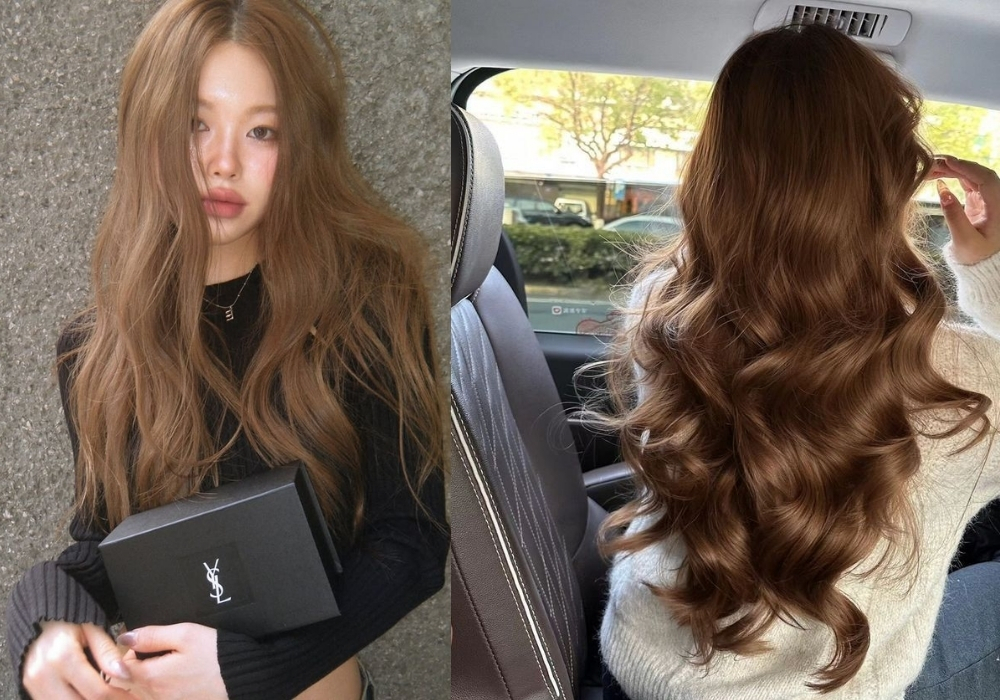 Top 15 màu nhuộm không cần tẩy sáng da, tôn da, cho da ngăm 11 Màu nhuộm không cần tẩy nâu caramel
