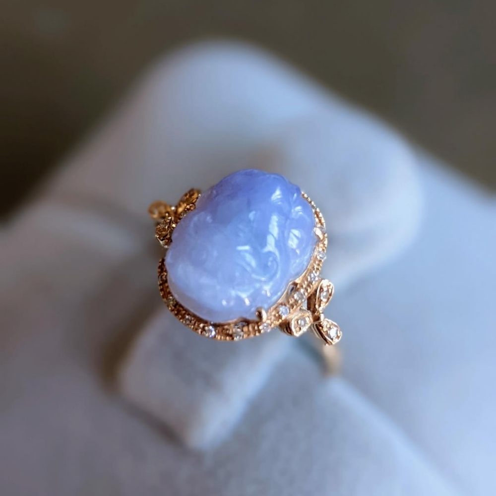 15 mẫu nhẫn tỳ hưu vàng 18K, ngọc, đá quý, cách đeo nhẫn 10 Nhẫn tỳ hưu đá phong thủy, ngọc 2