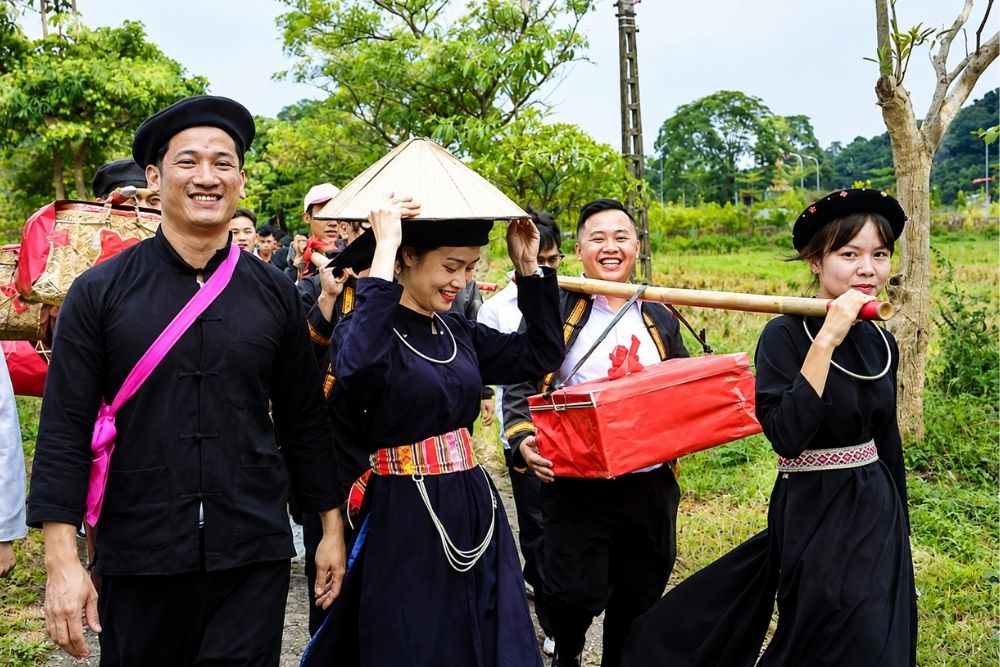 Phong tục cưới hỏi của người Tày: Nghi lễ và nét đẹp văn hóa 4 Lễ ăn hỏi của người Tày thể hiện sự trang trọng và gắn kết giữa hai gia đình.