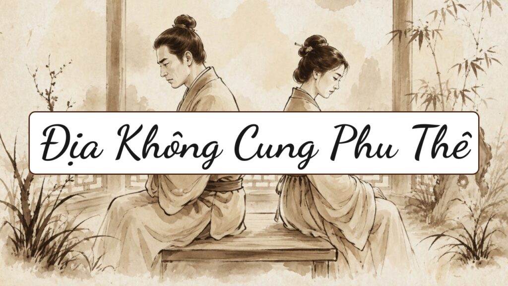 Sao Địa Không cung Phu Thê | Hôn nhân trắc trở, muộn màng ★ 2 Sao Địa Không cung Phu Thê chủ về hôn nhân trắc trở, muộn màng, biến động