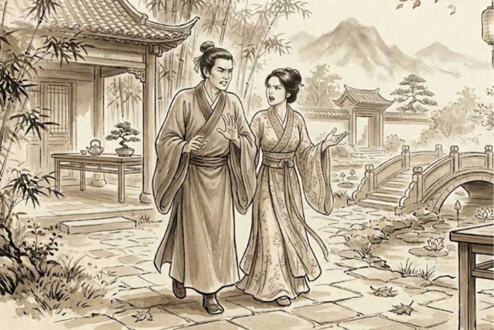 Tử Phù cung Phu Thê: Hôn nhân dễ phát sinh mâu thuẫn, thị phi 5 Tử Phù gặp cát tinh có thể giúp giảm nhẹ những bất đồng và căng thẳng trong đời sống vợ chồng.
