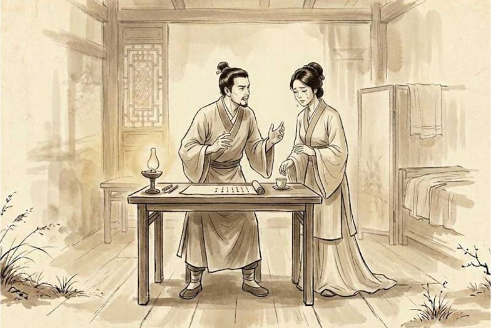 Tử Phù cung Phu Thê: Hôn nhân dễ phát sinh mâu thuẫn, thị phi 8 Nam mệnh có Tử Phù cung Phu Thê cần chú trọng giao tiếp và sự đồng thuận trong đời sống vợ chồng.