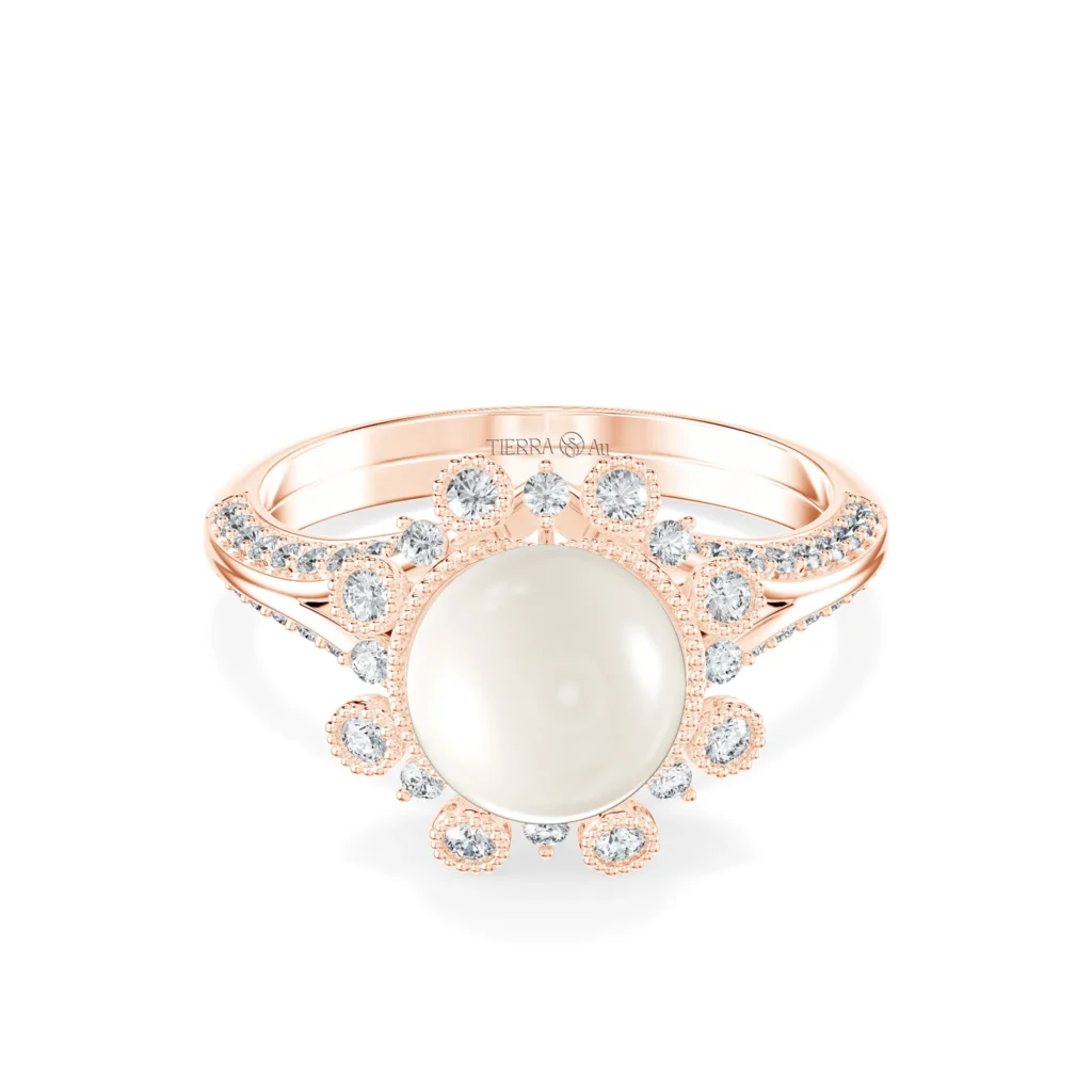 Nhẫn nữ KC Anne Queen'S Lace Diamond Lady Ring NKC2008