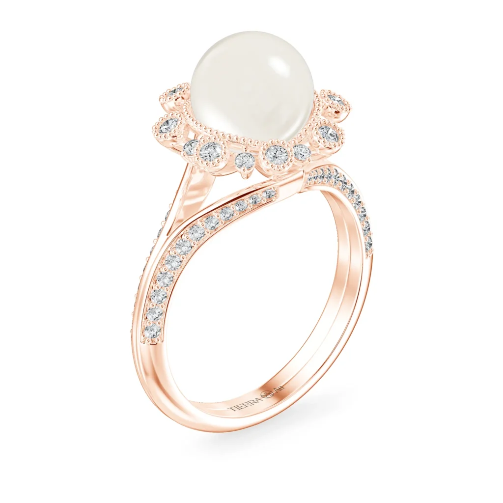 Nhẫn nữ KC Anne Queen'S Lace Diamond Lady Ring NKC2008