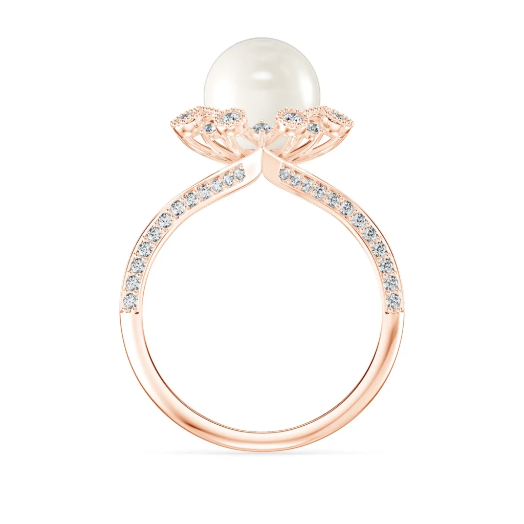 Nhẫn nữ KC Anne Queen'S Lace Diamond Lady Ring NKC2008