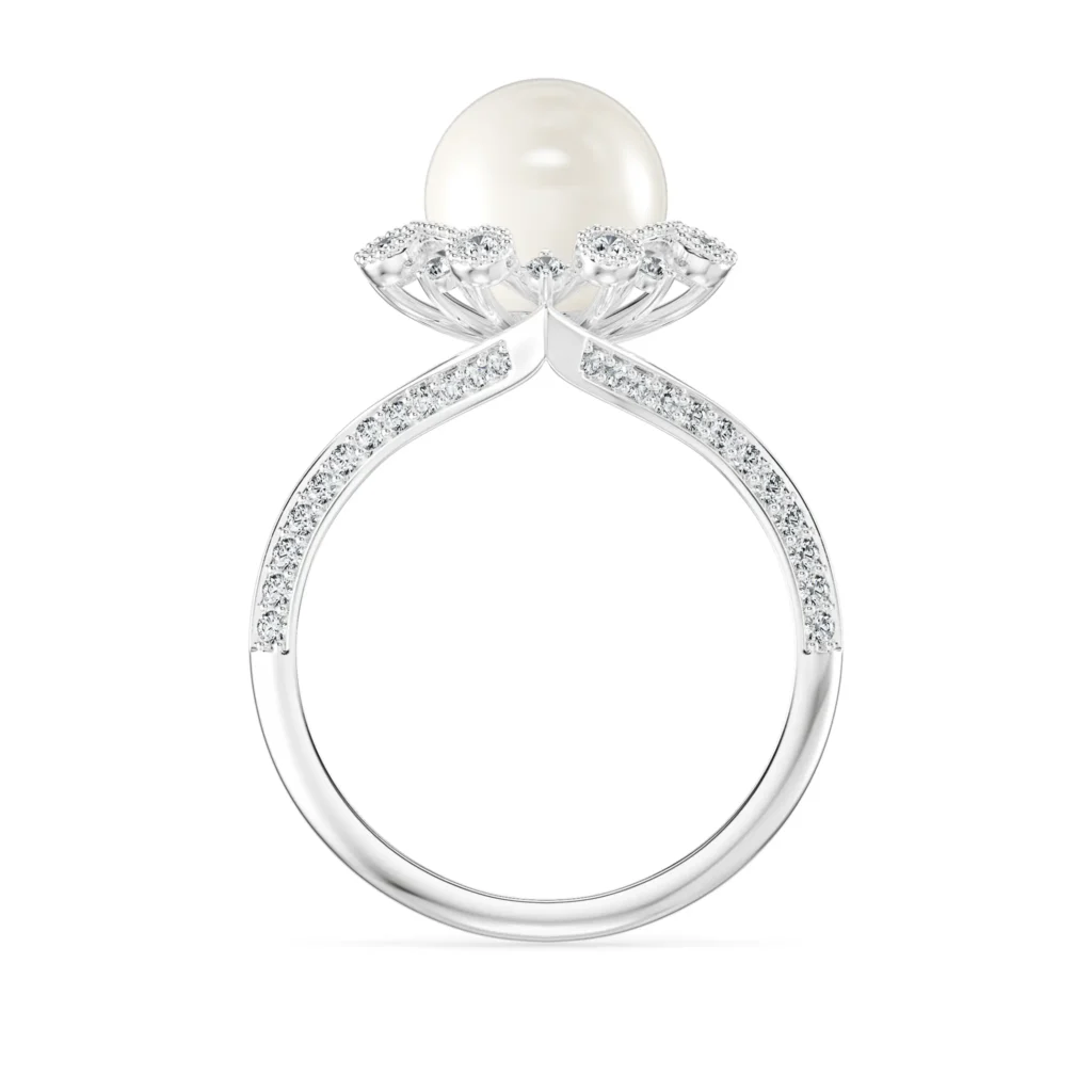 Nhẫn nữ KC Anne Queen'S Lace Diamond Lady Ring NKC2008