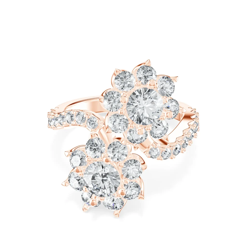 Nhẫn nữ KC Twin Flowers UKC0007