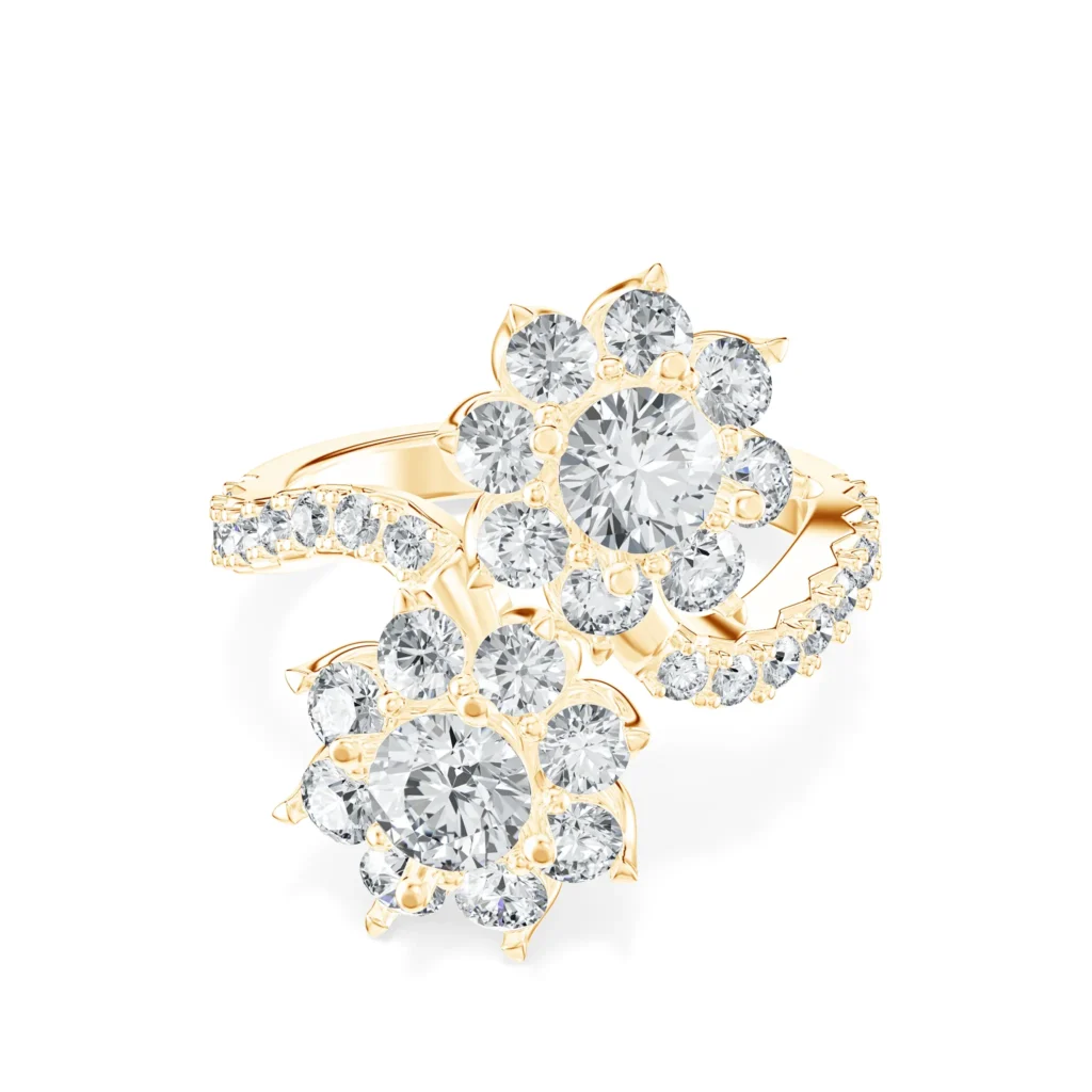 Nhẫn nữ KC Twin Flowers UKC0007