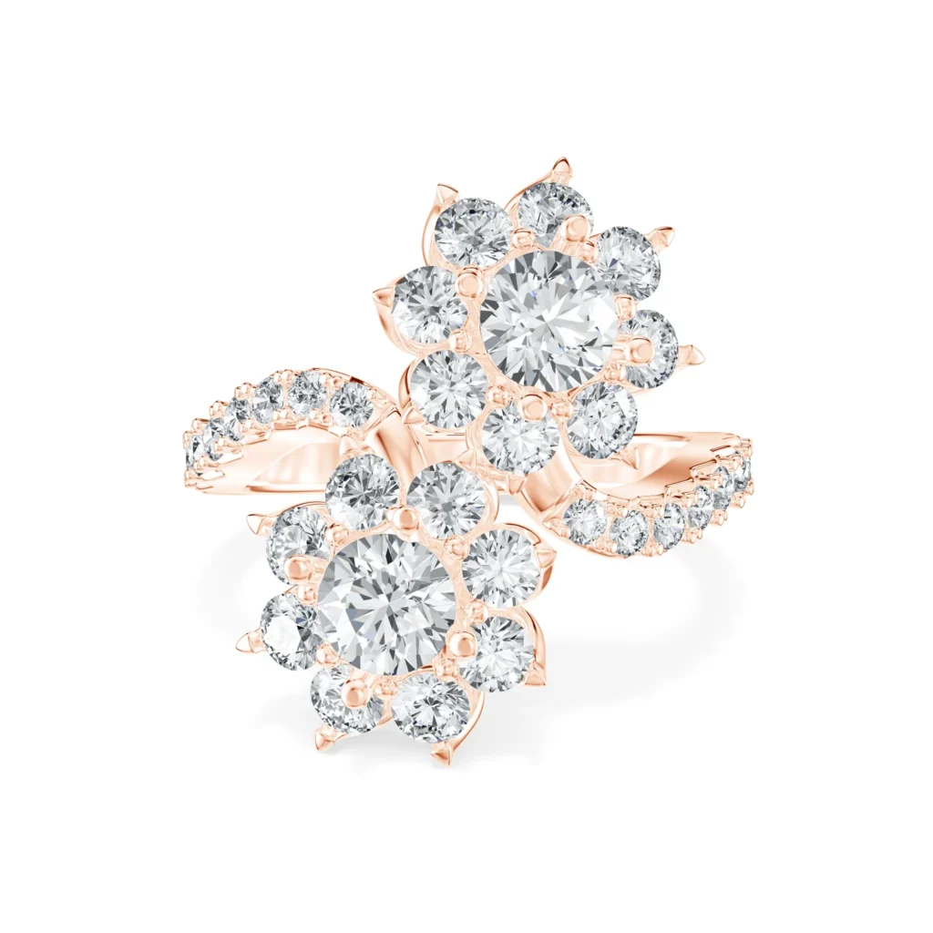 Nhẫn nữ KC Twin Flowers UKC0007