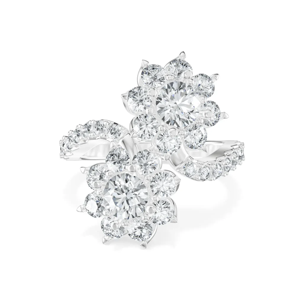 Nhẫn nữ KC Twin Flowers UKC0007