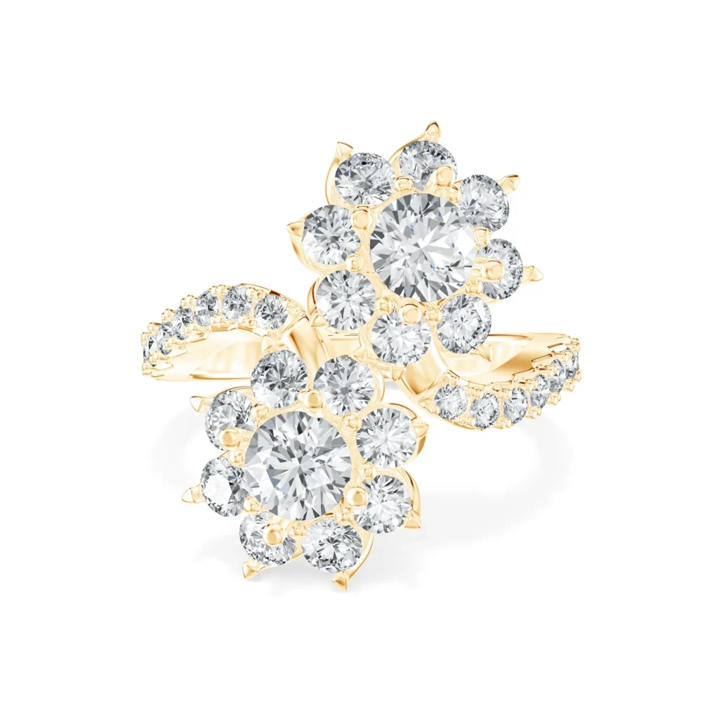 Nhẫn nữ KC Twin Flowers UKC0007