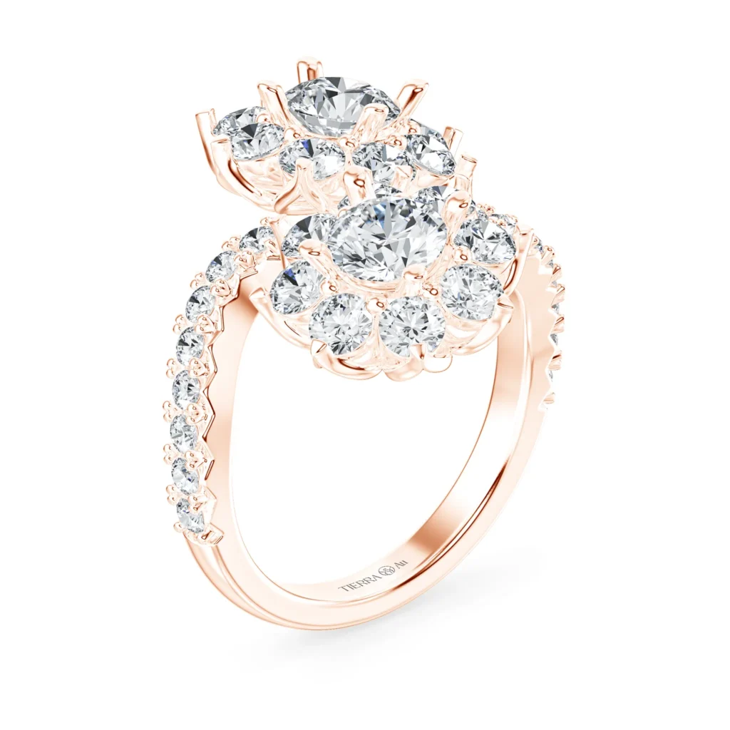 Nhẫn nữ KC Twin Flowers UKC0007