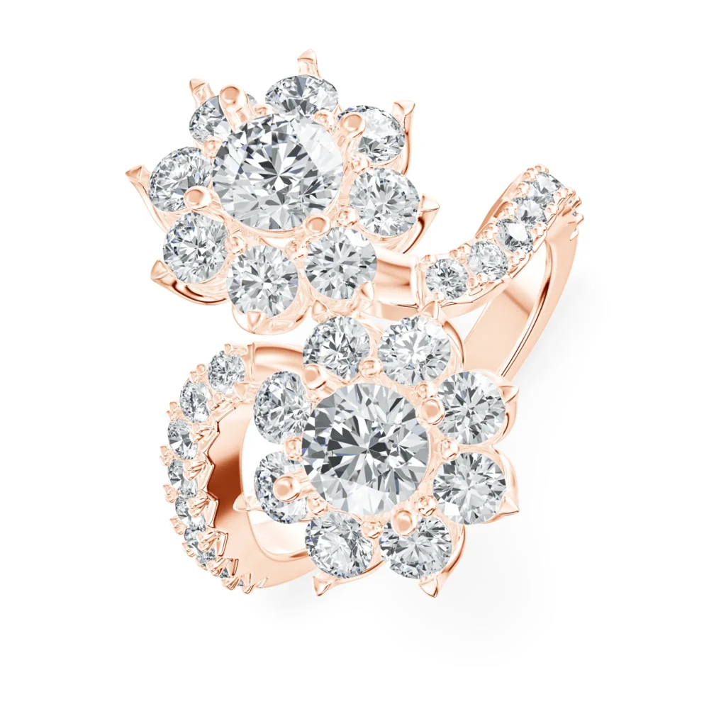 Nhẫn nữ KC Twin Flowers UKC0007