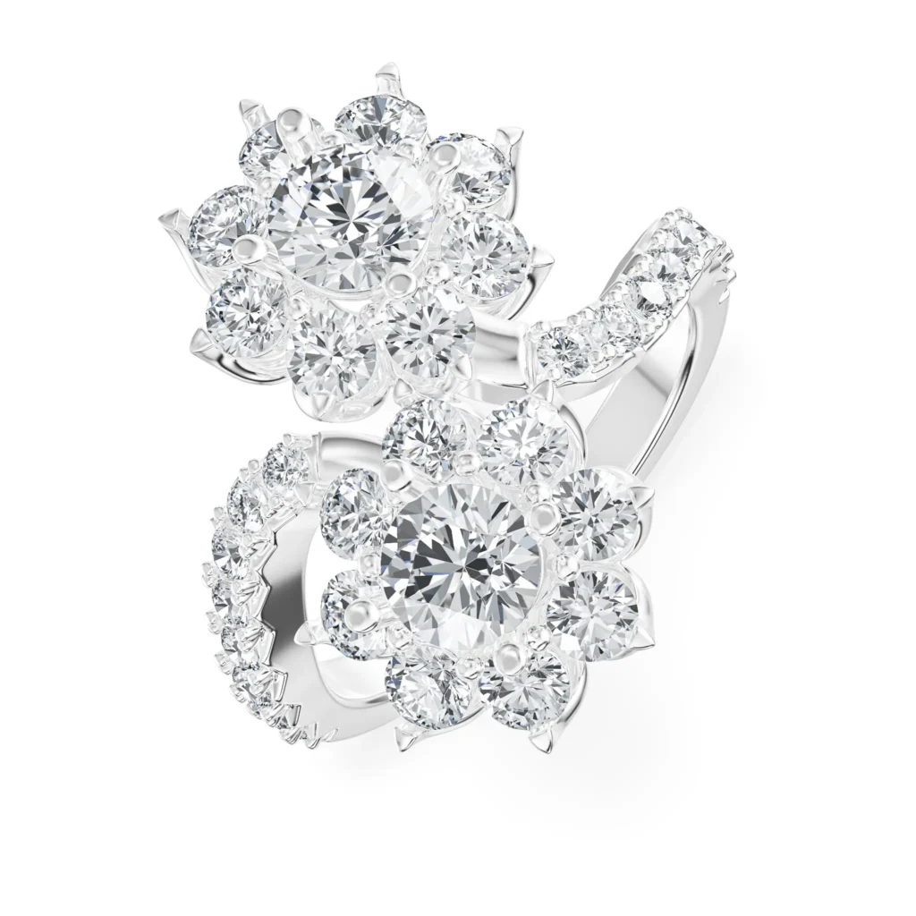Nhẫn nữ KC Twin Flowers UKC0007