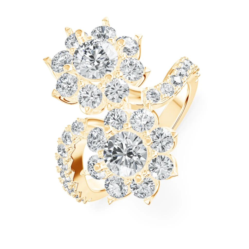 Nhẫn nữ KC Twin Flowers UKC0007
