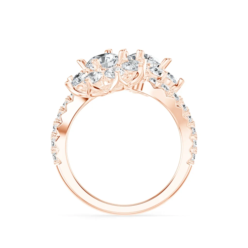 Nhẫn nữ KC Twin Flowers UKC0007