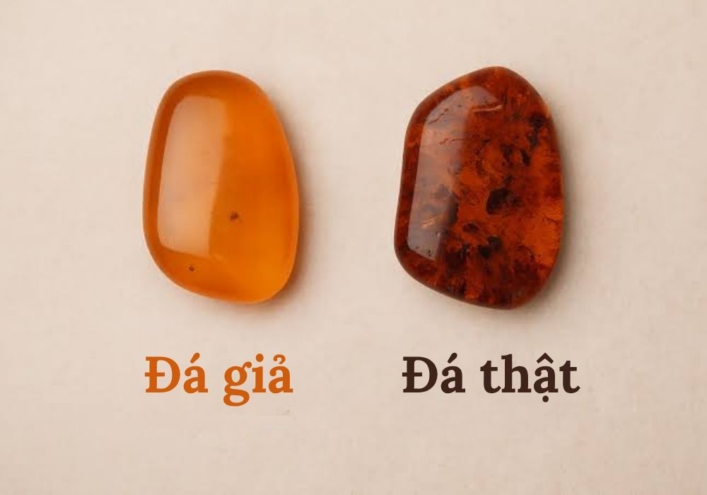 Đá hổ phách: Ý nghĩa, công dụng, mệnh phù hợp & giá bán 10 Phân biệt đá hổ phách thật và giả