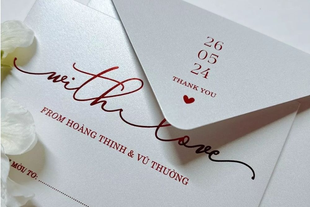 Bỏ túi cách viết thiệp mời đám cưới tinh tế, được lòng khách mời 9 Bỏ túi cách viết thiệp mời đám cưới tinh tế, được lòng khách mời